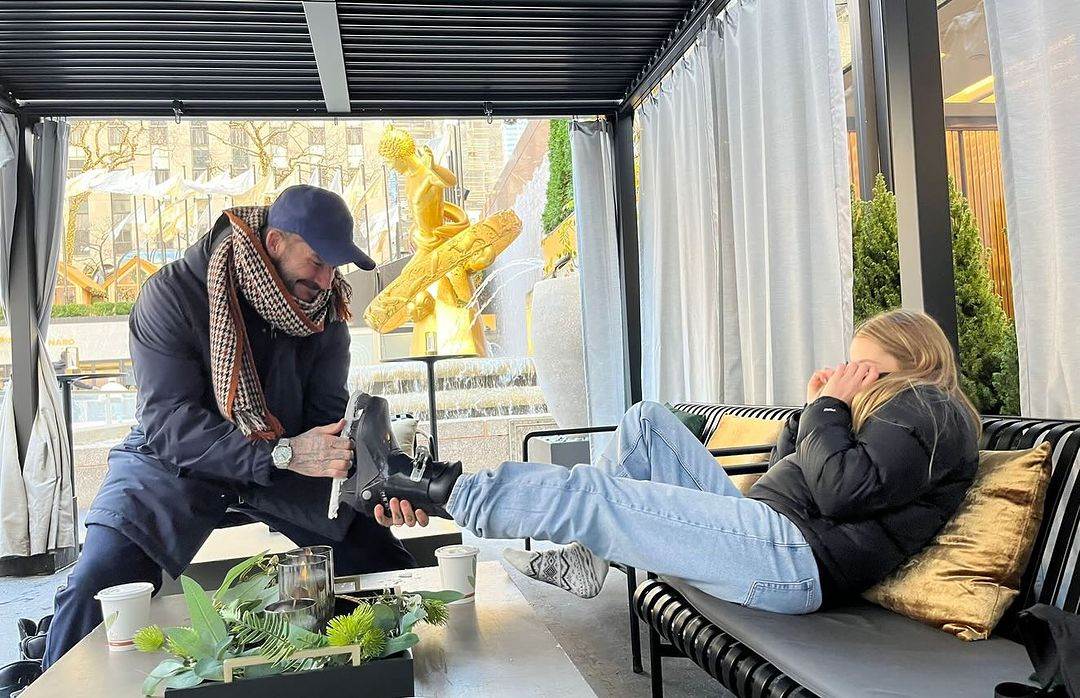 David i Harper Beckham u New Yorku