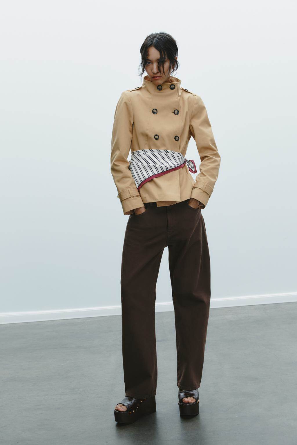 KRATKI BALONER S UZORKOM MARAMA/ZARA/59,95 EUR