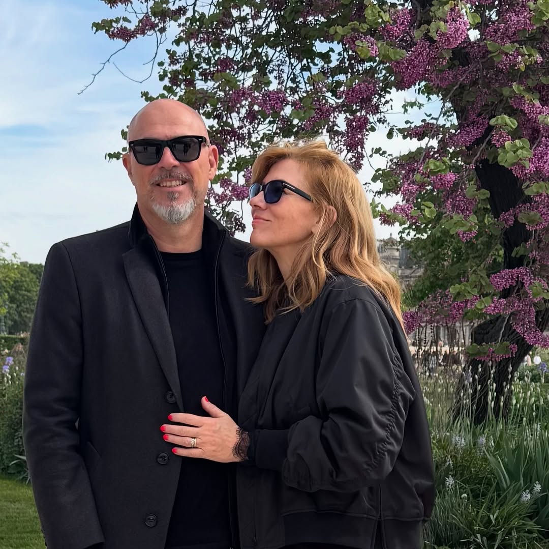 Mirna Zidarić s mužem