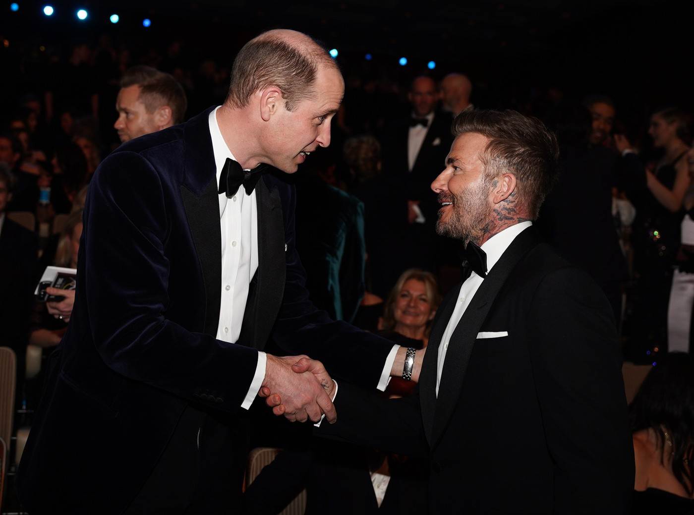 David Beckham i Princ William