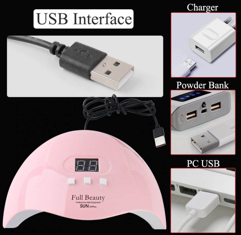 URADI SAM Profesionalna USB LED lampa za nokte