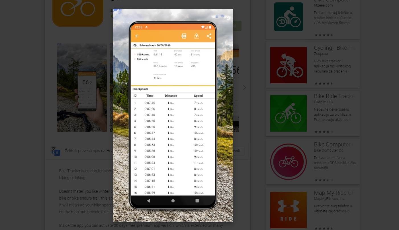 BICIKLIRANJE Koliku ste udaljenost prešli sa svojim biciklom, koliko ste dugo vozili…