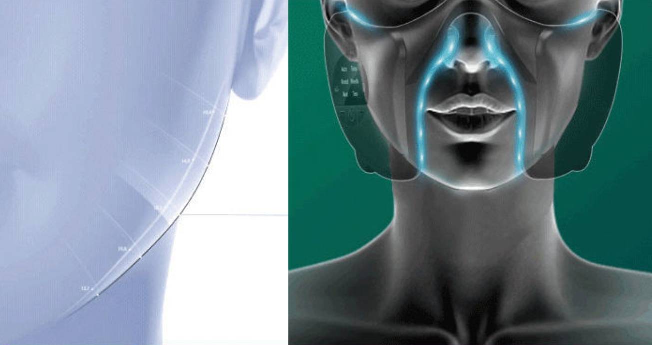 Masažer za podizanje lica u V oblik 8