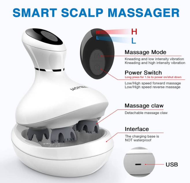 Homiee masažer za glavu 4