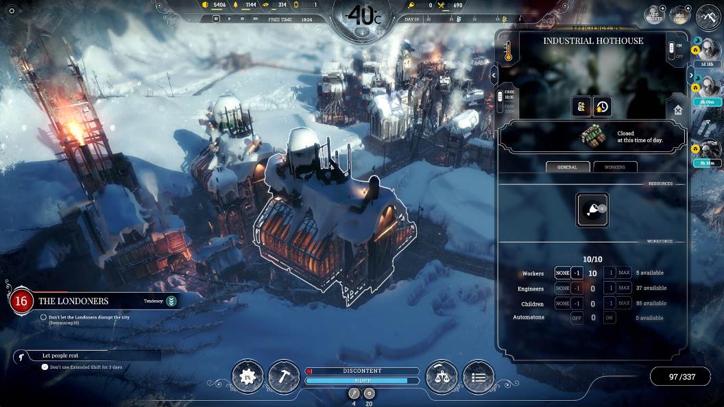 KAD VAS GURNU NA GRANICU OPSTANKA Epic Games poklanja igru Frostpunk