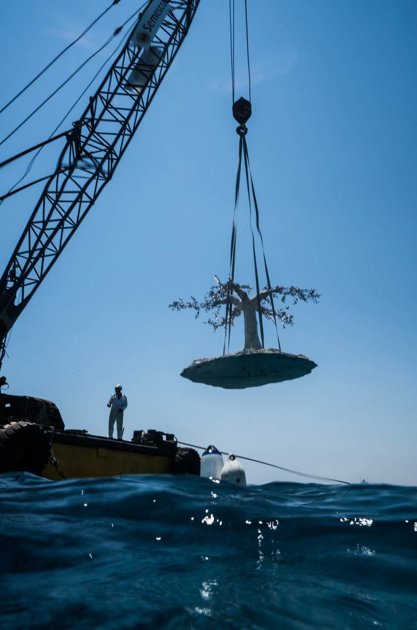 PODVODNI MUZEJ S 93 SKULPTURE Služi za istraživanje, ali i za plivanje