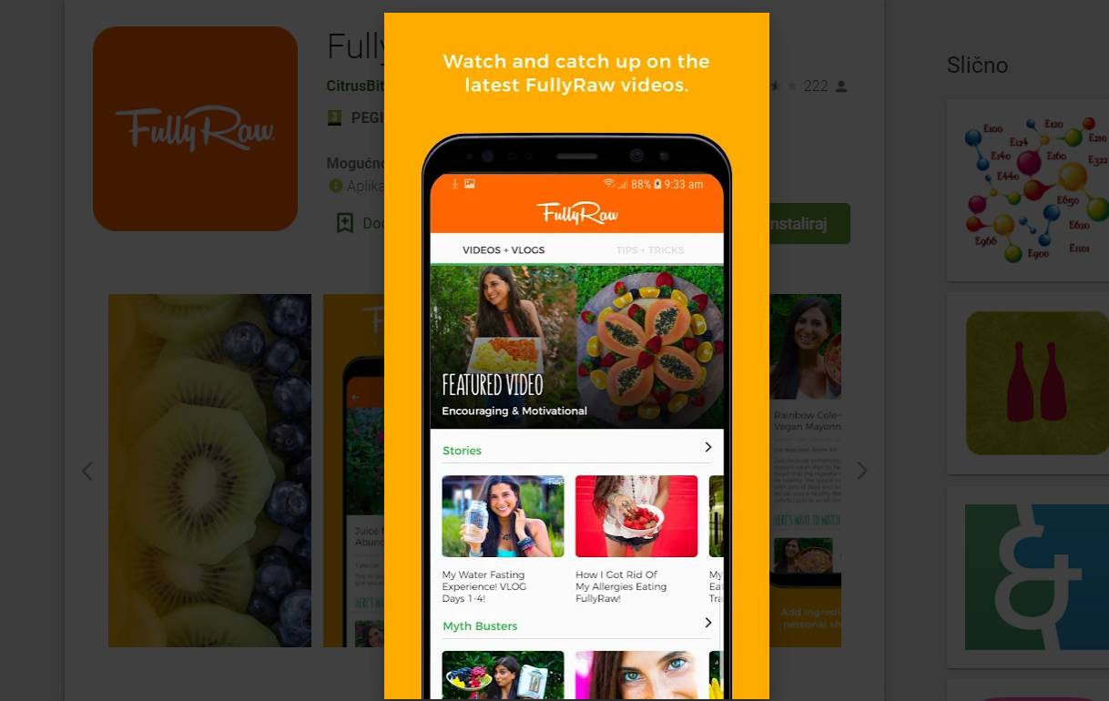 RAW FOOD Pravo vrijeme za sirovu prehranu putem aplikacije