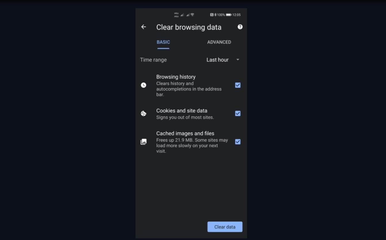 Ciscenje cache za browser 4