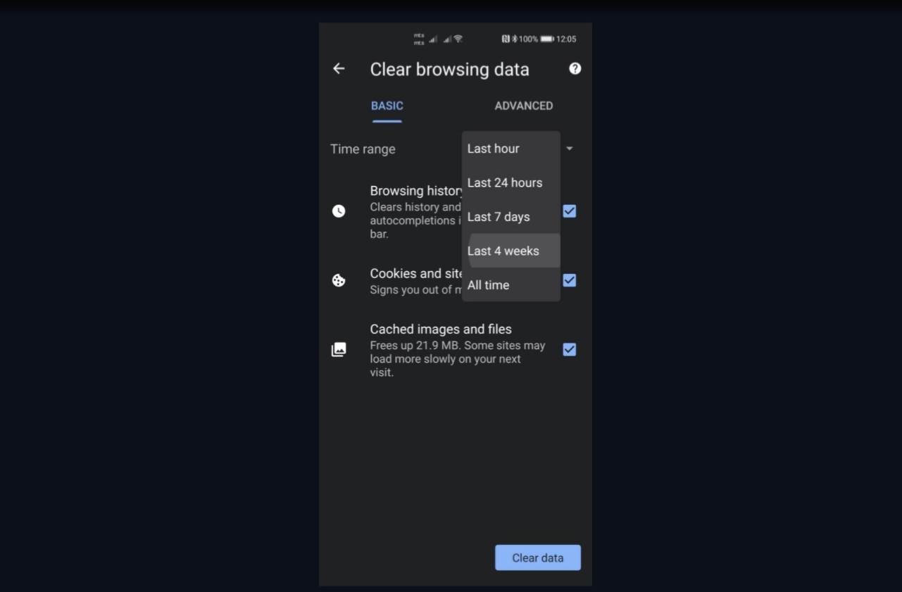Ciscenje cache za browser 5