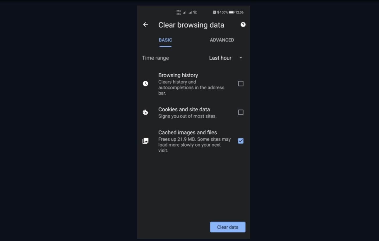 Ciscenje cache za browser 6