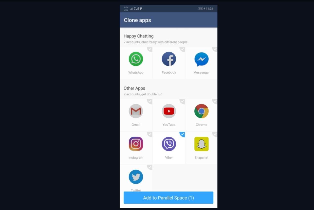 Parallel Space Viber 5