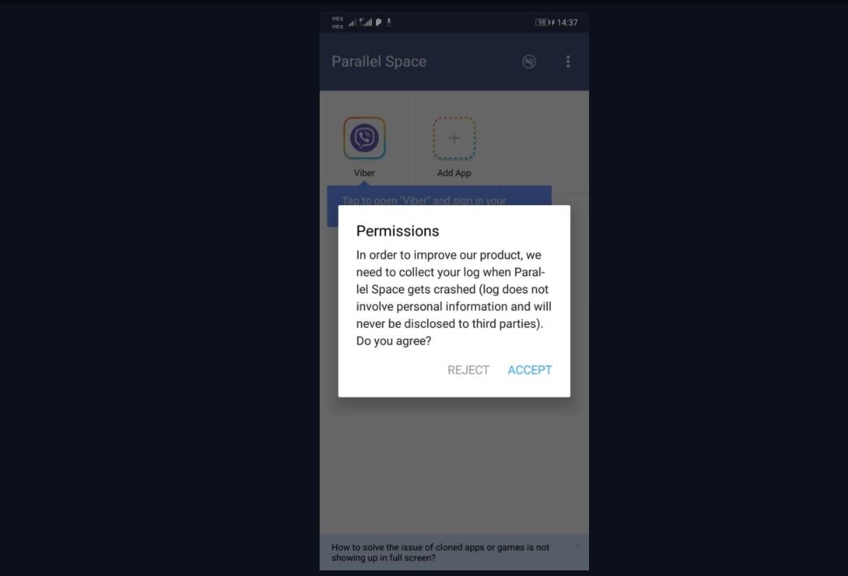 Parallel Space Viber 6