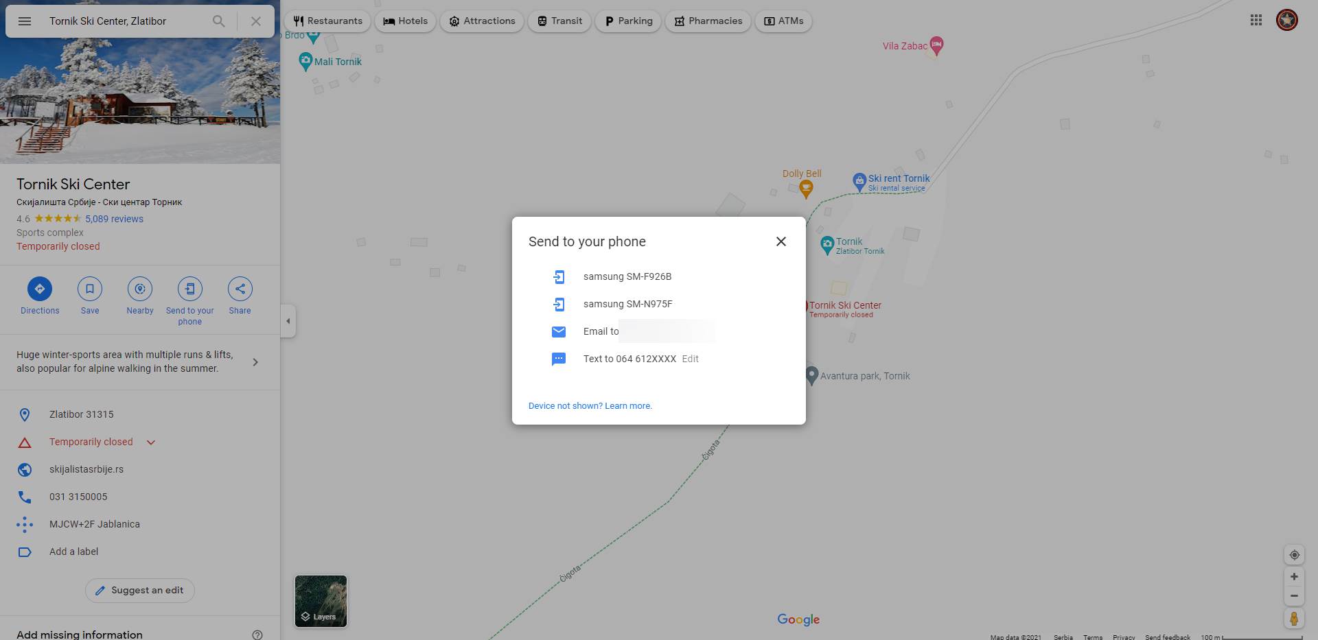 Pošaljite putanju s desktop računala na mobilni telefon (2).png