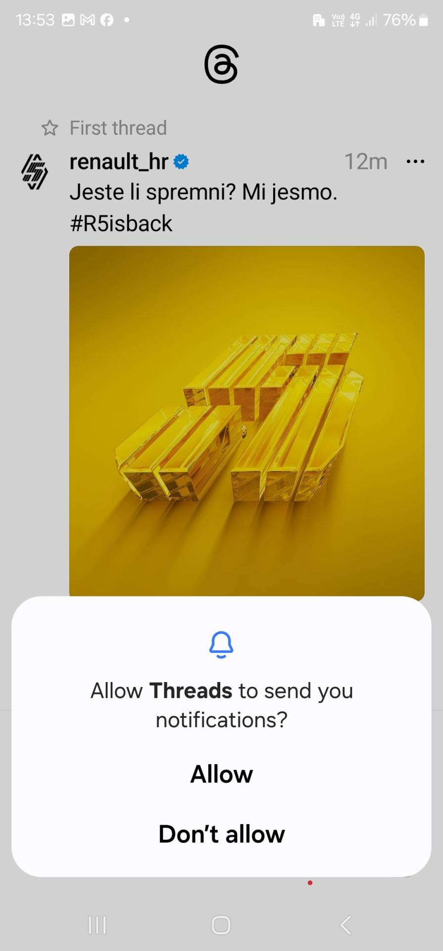 NAKON NEKOLIKO MJESECI: Aplikacija Threads konačno i u Europi