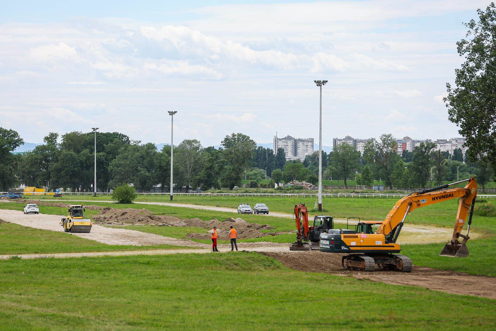 Radovi na Hipodromu povodom koncerta Marka Perkovića Thompsona