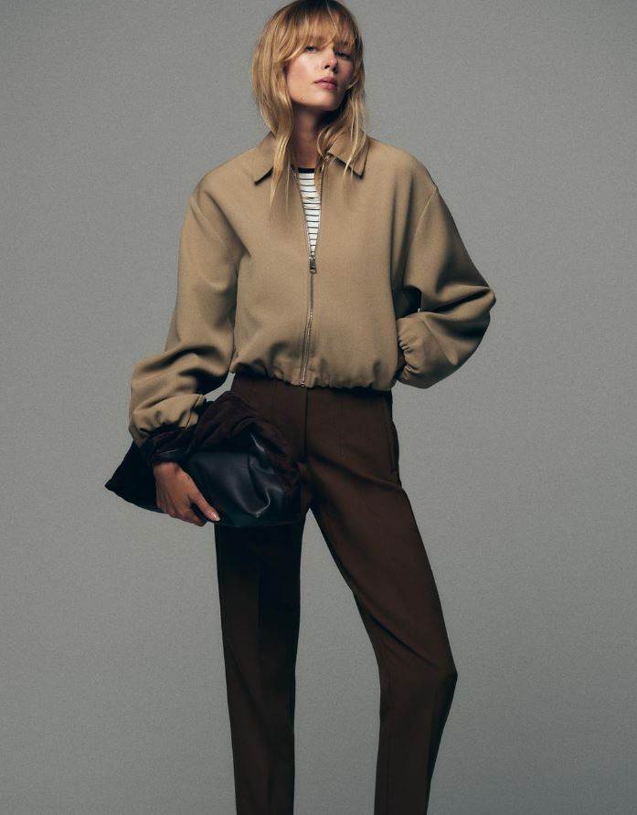 PUFFED BOMBER JACKET WITH ZIP/ ZARA/ 29.95 EUR