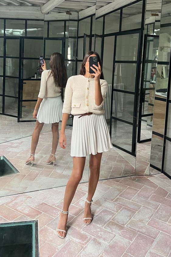 Najljepše bijele mini, midi i maksi suknje iz Zare