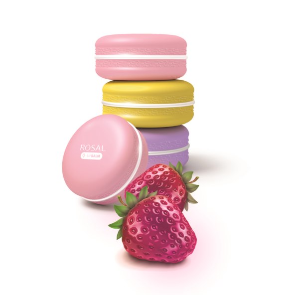 BRAND MEĐU SLATKIŠIMA ROSAL Lip Balm Macarons