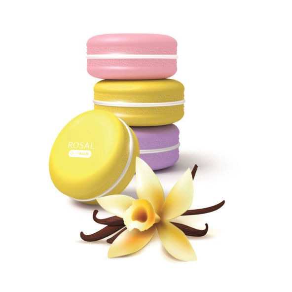 BRAND MEĐU SLATKIŠIMA ROSAL Lip Balm Macarons