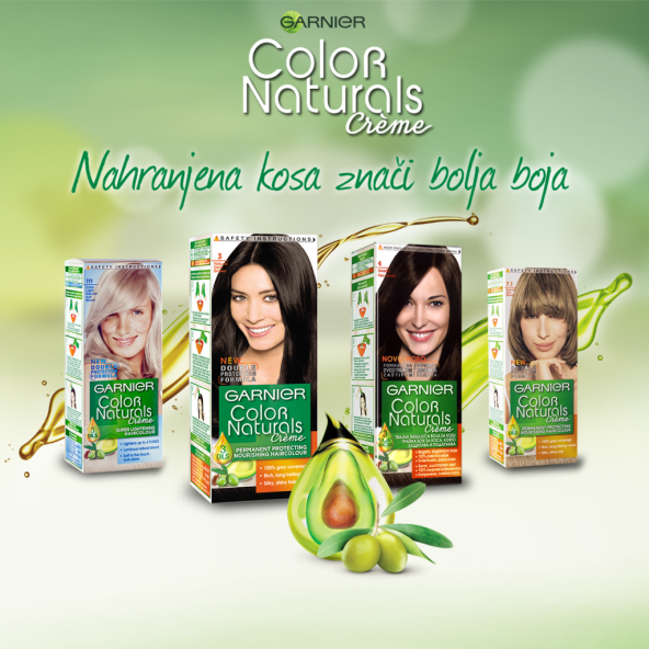 Garnier Color Naturals - nahranjena kosa znači bolja boja!