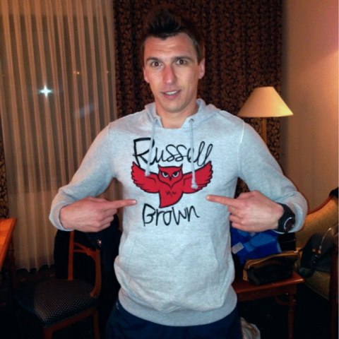 Mario Mandžukić na predstavljanju knjige Hrvatska škola nogometa