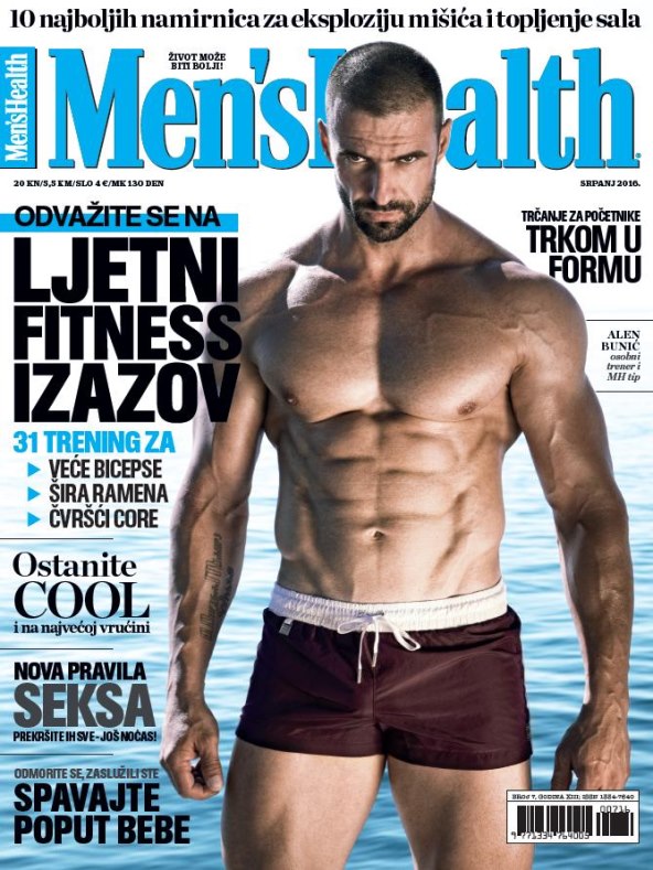 Srpanjski Men's Health daruje svim čitateljima motivacijsku narukvicu