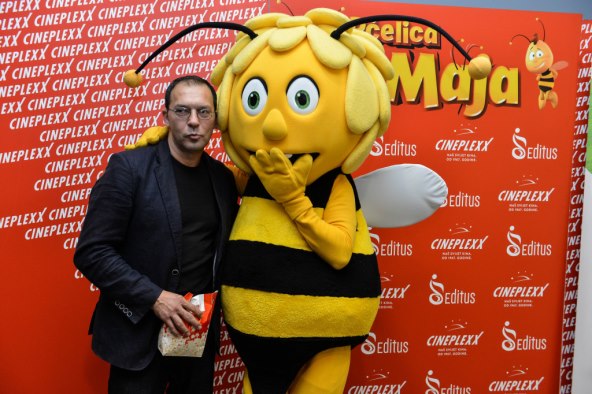 'Pčelica Maja' u kino privukla poznate s njihovim mališanima 