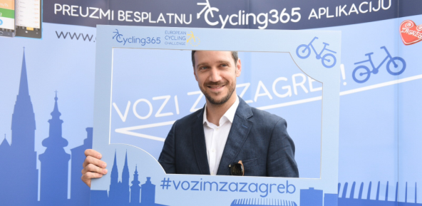 Poznate face voze za Zagreb u projektu 'Europski biciklistički izazov 2016.'