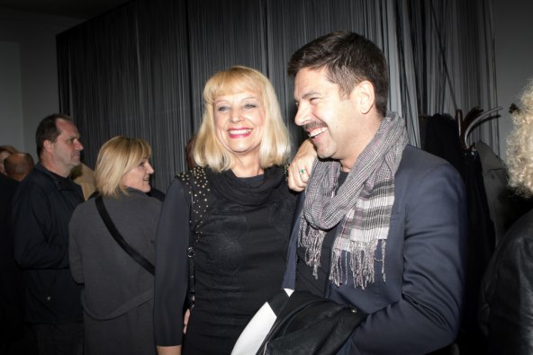 Nada Abrus na premijeri predstave s unučićem