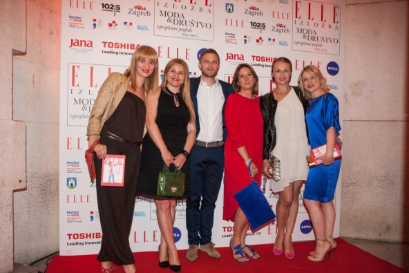 Mnoštvo poznatih lica nazočilo je otvaranju Elle izložbe u HDLU