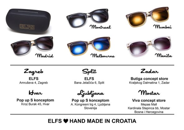 Modni dvojac ELFS predstavio dizajnerske sunčane naočale