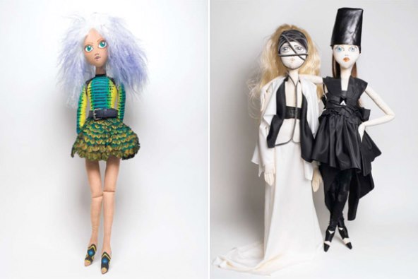 Chic lutkice u dizajnerskim krpicama