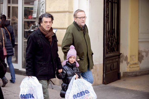 Bobo Jelčić i Bogdan Diklić - susret u gradu