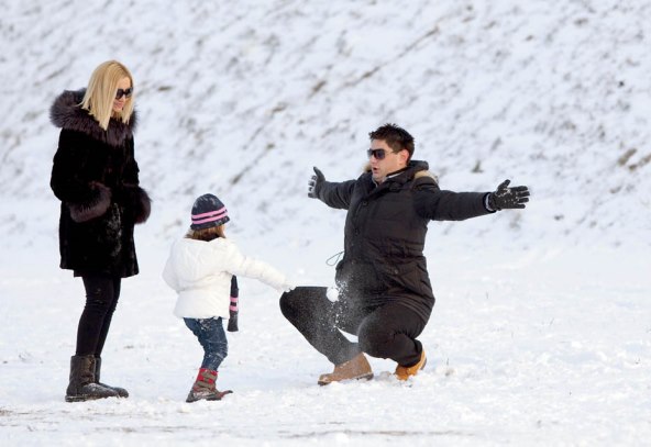 Siniša Kovačić u snježnoj obiteljskoj bajci