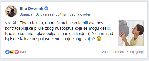 Ella Dvornik pokrenula rat žena protiv muškaraca