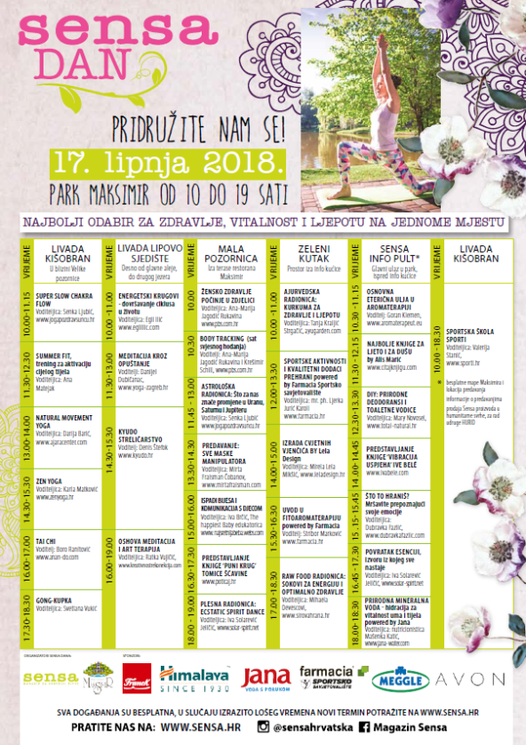 Proučite program 8. Sensa dana u parku Maksimir