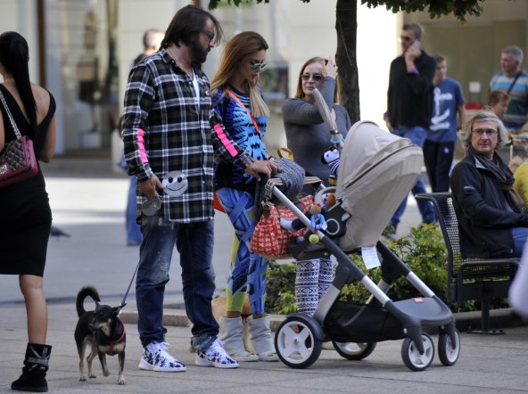 Nikolina, Vidoje i Una Sofija - trendi obitelj na zagrebačkoj špici