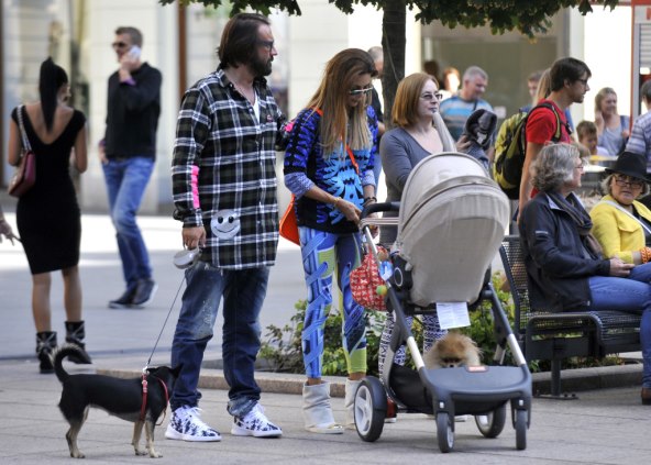 Nikolina, Vidoje i Una Sofija - trendi obitelj na zagrebačkoj špici