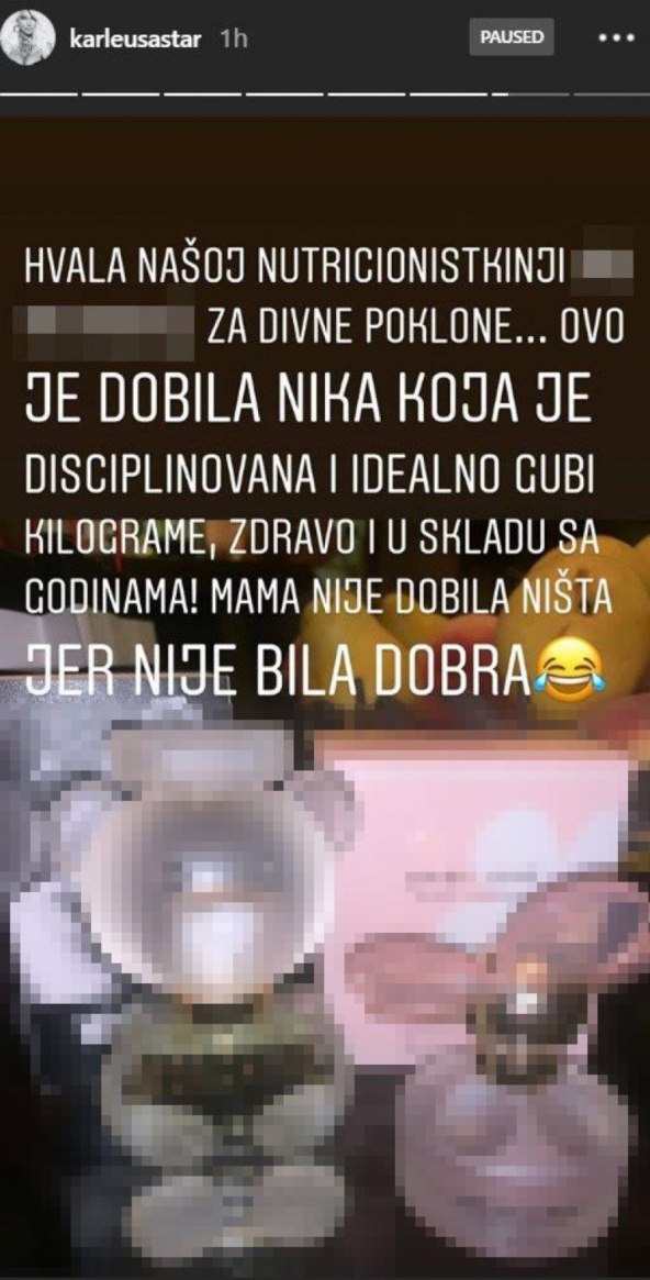 Karleuša prisilila desetogodišnju kćer na dijetu