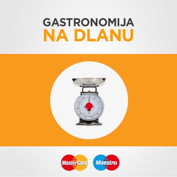 Uživajte u gastronomskim delicijama uz pomoć  MasterCard® Online Shopping Znalca