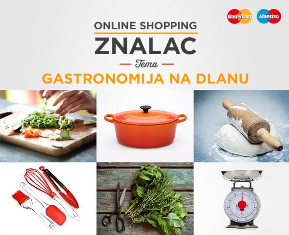 Uživajte u gastronomskim delicijama uz pomoć  MasterCard® Online Shopping Znalca