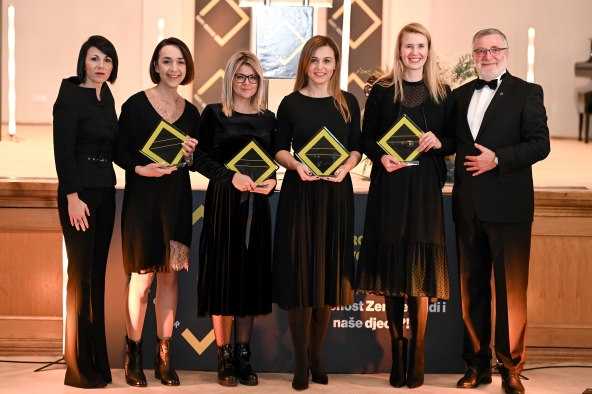 Ivana Krajinović, članica Uprave Adria Medije Zagreb, Ivana Knežević, Erste Banka, Petra Kovačević, Prosche Hrvatska, Zvjezdana Novak JYSK Hrvatska, Petra Ledinek, TV Kanal National Geographic i Hrvoje Prćić glavni urednik National Geographic Hrvatska