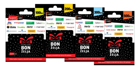 SuperCard poklon kartice – pokloni za sve generacije