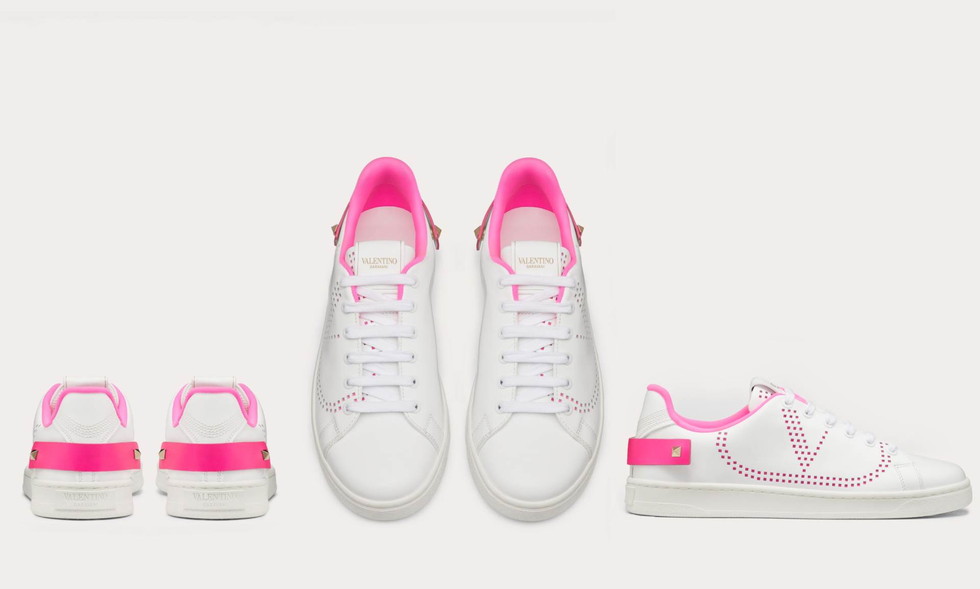 VALENTINO GARAVANI_BACKNET Calfskin Sneaker