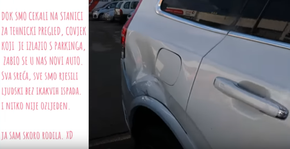 Ella Dvornik u visokom stupnju trudnoće imala prometnu nesreću