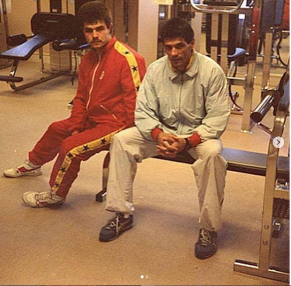 Branko Cikatić tijekom priprema za borbu s Donom Wilsonom