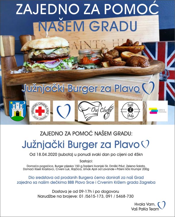 Akcija 'Južnjački burger za plavo srce'