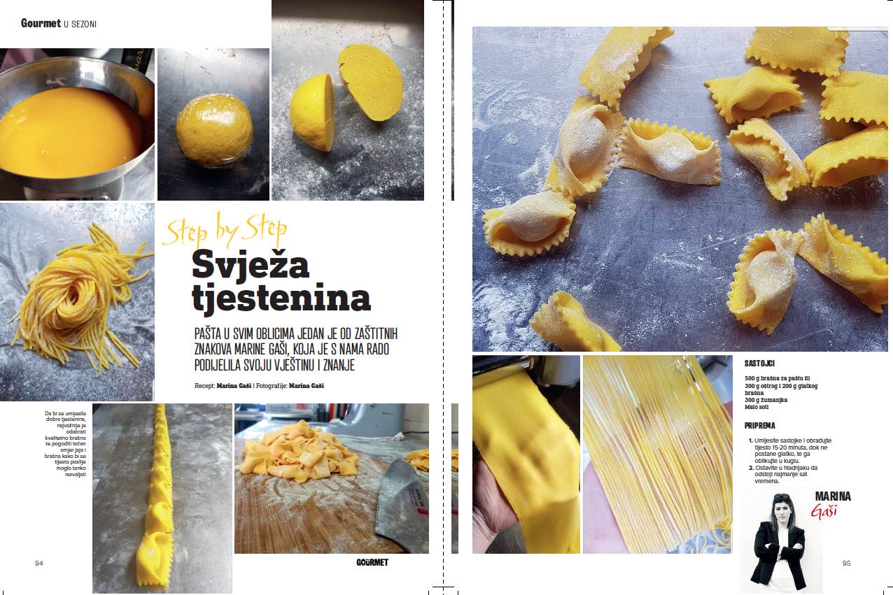 Svježa tjestenina by Marina Gaši