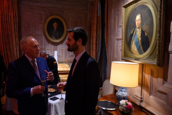 Chef Patrick O'Connel (lijevo) i međunarodni direktor MIchelinovog vodiča Gwendal Poullenn