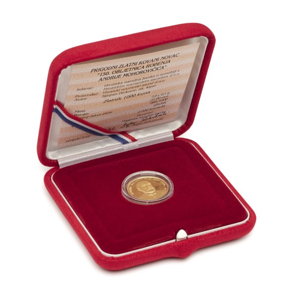 Zlatnik „Andrija Mohorovičić“